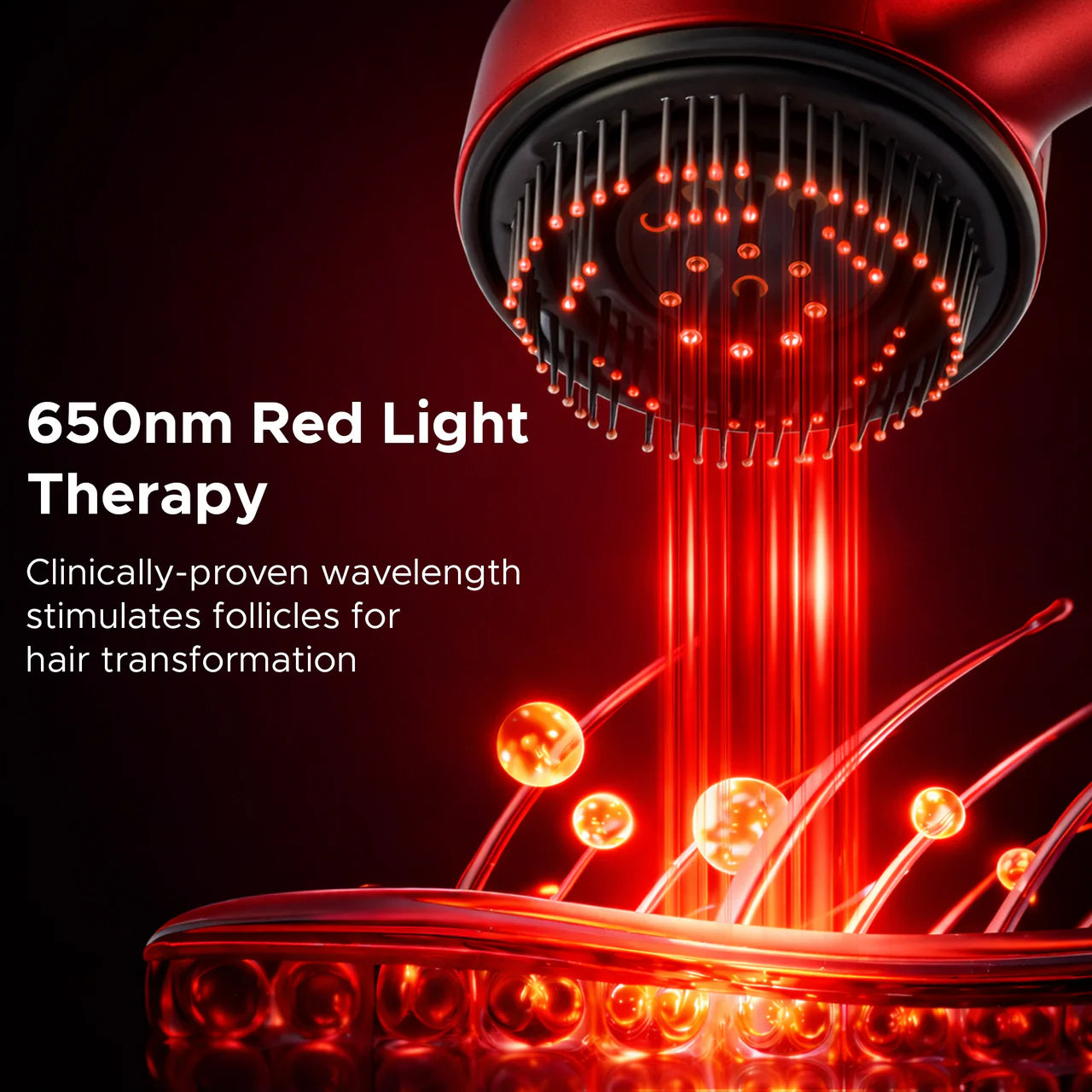 Trendvexa  3-1 Red Light Therapy Scalp Massager